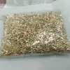 Diamond-shaped aluminum gilded hollowed-out pendant accessories, diamond-shaped aluminum hollowed-out headwear accessories, beaded accessories details Picture
